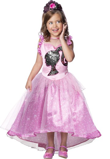 Disfraz barbie princesa infantil