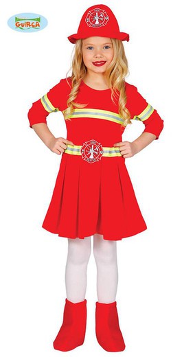 Disfraz bombera infantil