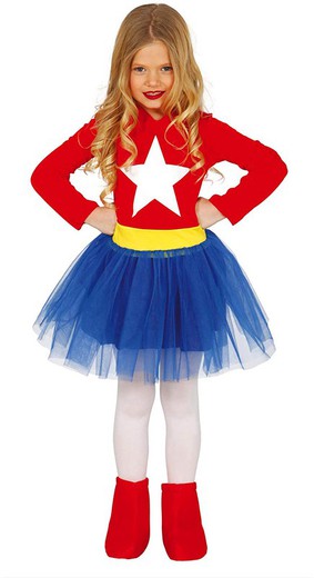 Disfraz de supergirl infantil