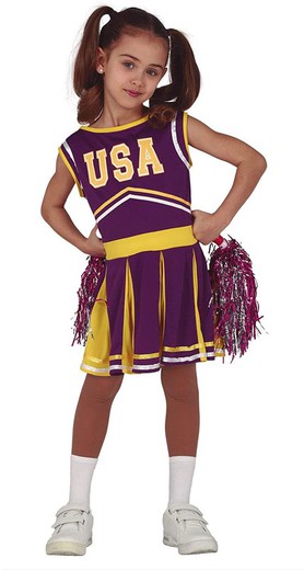 Disfraz cheerleader infantil