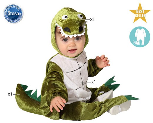 Disfraz cocodrilo bebé
