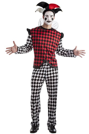 Harlequin costume for a man