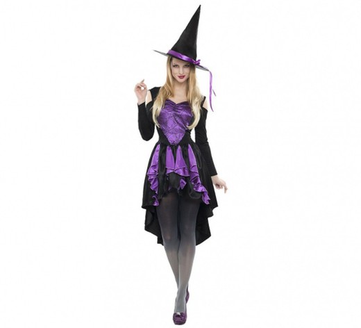 Lilac witch costume for women