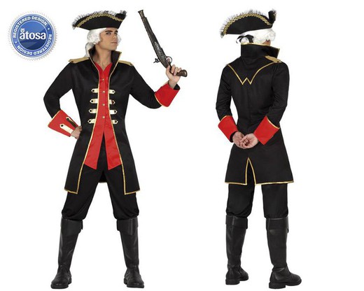 Disfraz de capitan pirata adulto