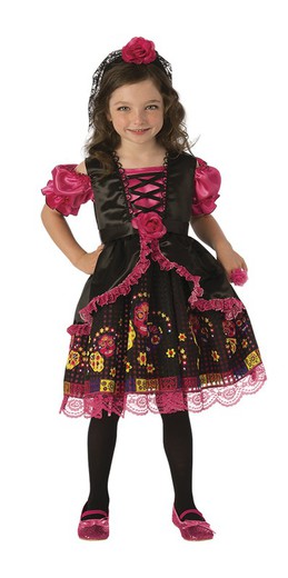 Disfraz infantil de catrina