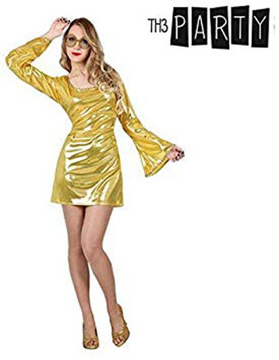 Gold Disco Girl Costume
