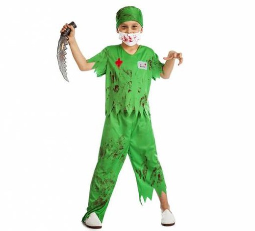 Costume de chirurgien zombie