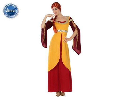 Costume de dame médiévale