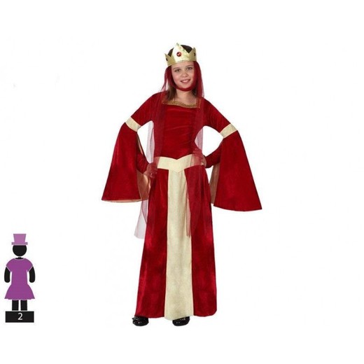 Disfraz de dama medieval Infantil