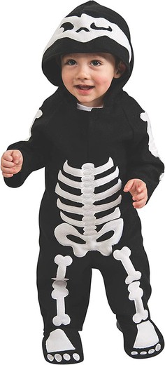Disfraz infantil de esqueleto bebé