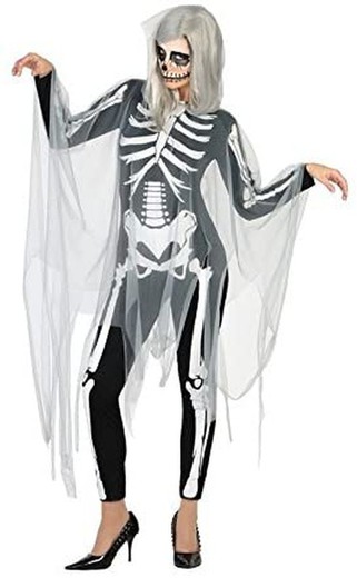 Disfraz de esqueleto mujer