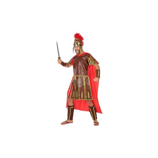 Disfraz de guerrero romano rojo