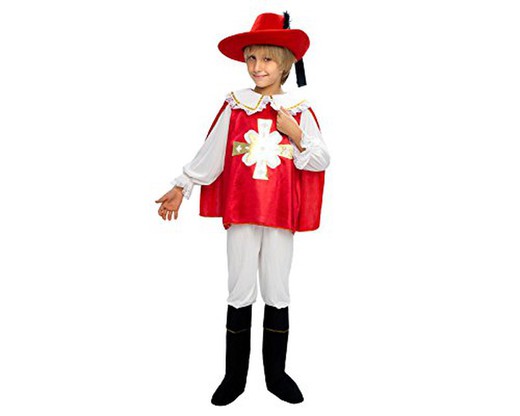 Red musketeer costume