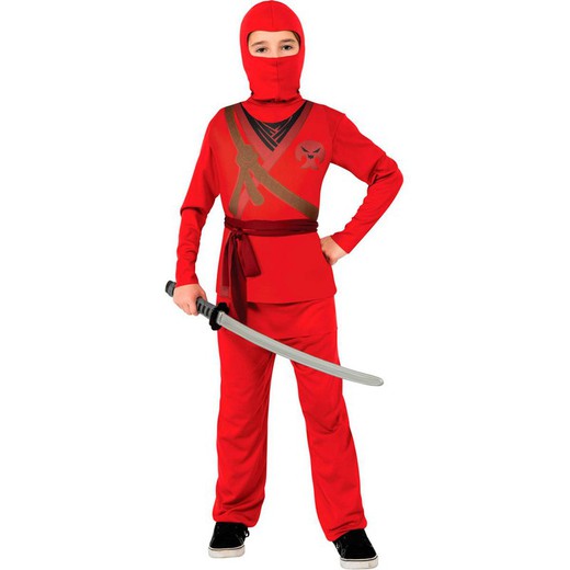 Disfraz de Ninja rojo