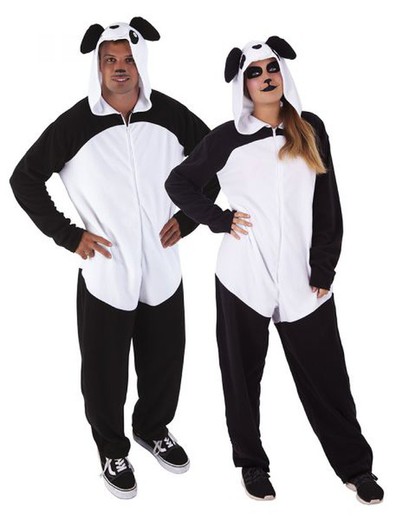 Disfraz pijama oso panda unisex