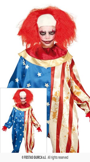 Disfraz de payaso terror Halloween infantil