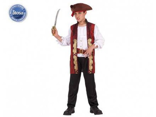 Disfraz de pirata de lujo infantil