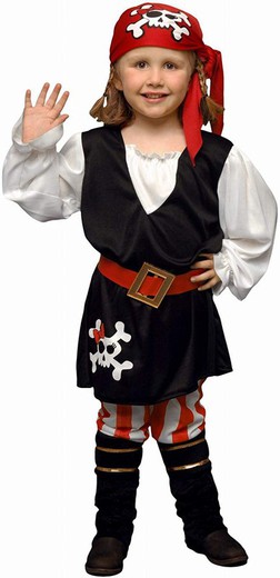 Fato de pirata menina