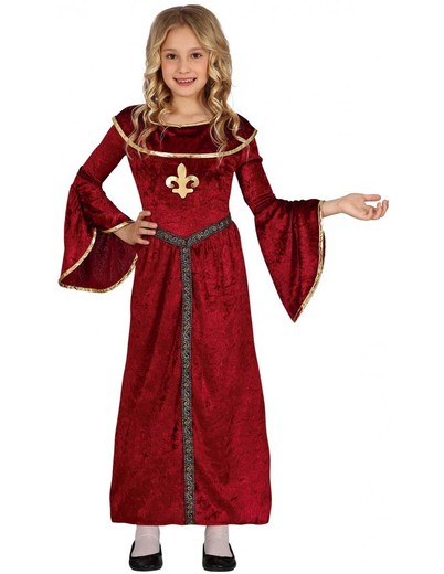 Disfraz de Princesa medieval infantil