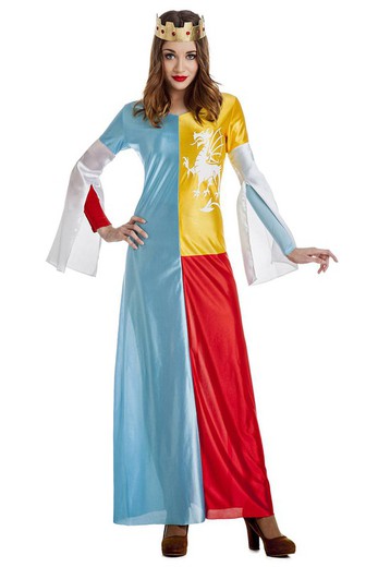 Costume de reine médiévale