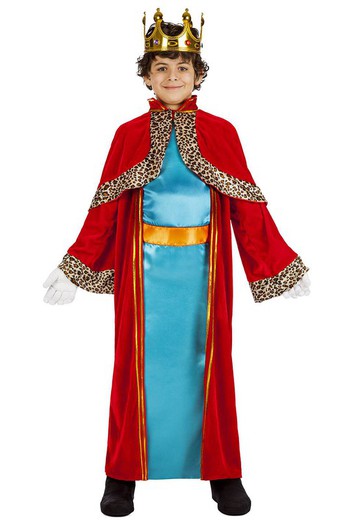 Red wizard king costume