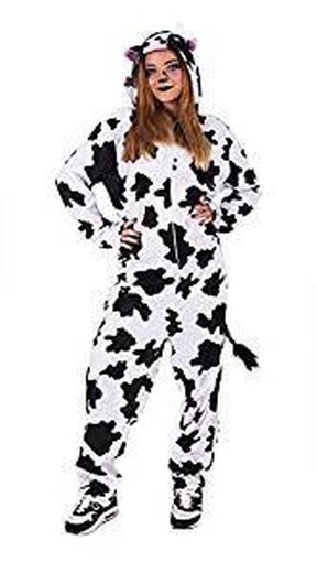 Disfraz pijama vaca unisex