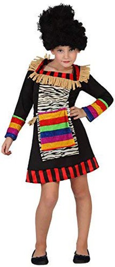 Zulu Mädchen Kostüm