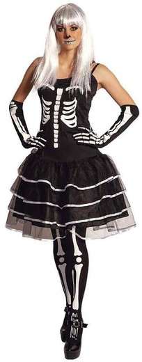 One size fits all skeleton costume