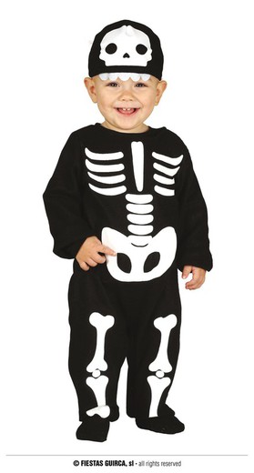Disfraz infantil esqueleto bebé