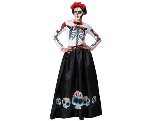 Disfraz adulto esqueleto mejicano