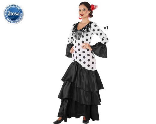 Disfraz Flamenca volantes adulta