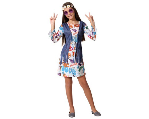 Disfraz hippie  infantil