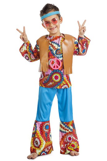Disfraz hippie niño