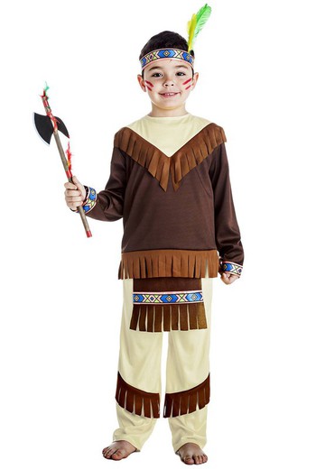 Disfraz de indio niño