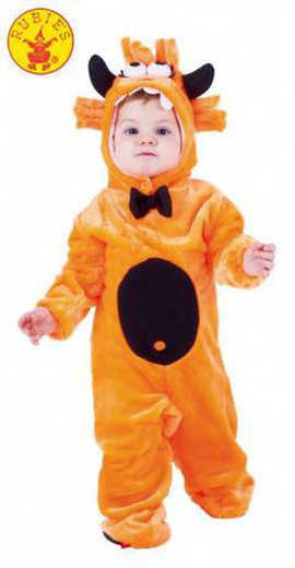 Disfraz para bebé monstruo naranja