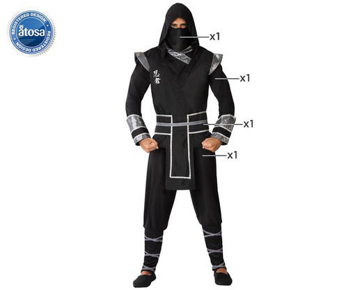 Disfraz ninja adulto