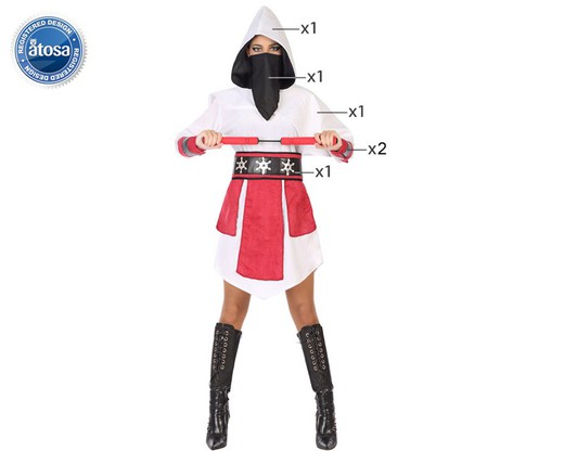 Disfraz ninja mujer