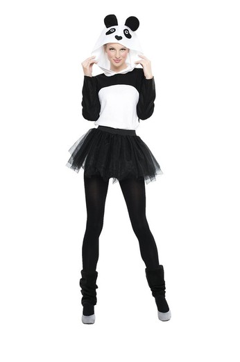 Costume d'ours panda pour femme