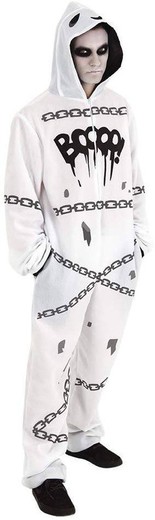 One size ghost pajama costume