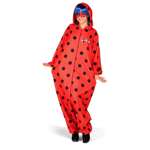 Disfraz pijama Ladybug adulto licencia oficial