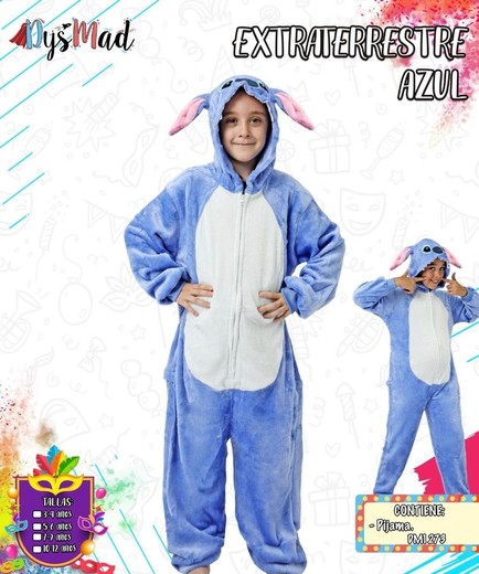 Disfraz pijama Stitch infantil unixes