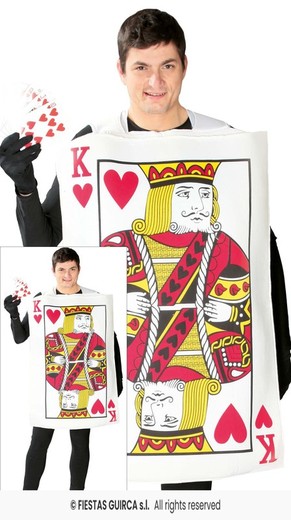 Disfraz Rey de cartas adulto