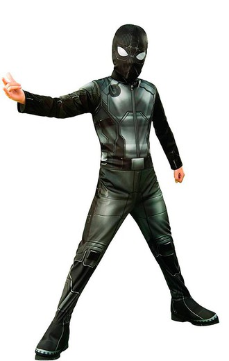 Schwarzes Spiderman klassisches Kostüm