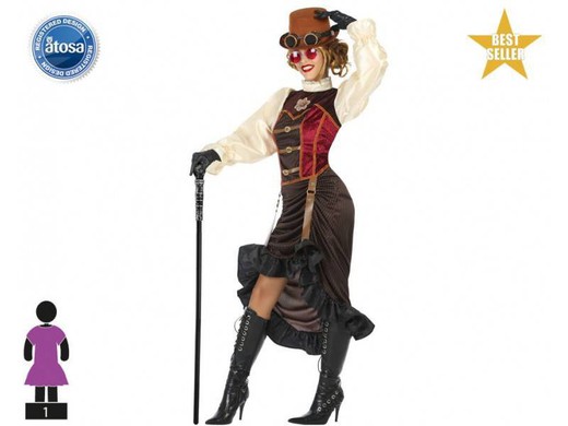 Disfraz steampunk mujer