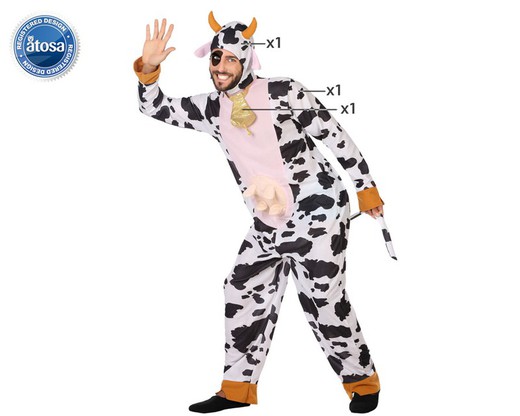 Disfraz vaca adulto