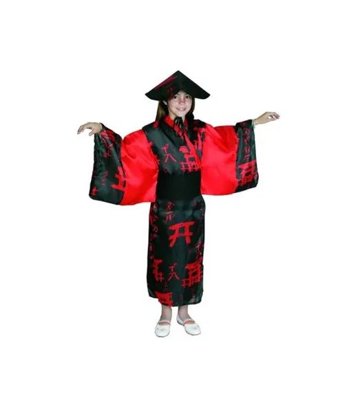 Asian costumes and geisha