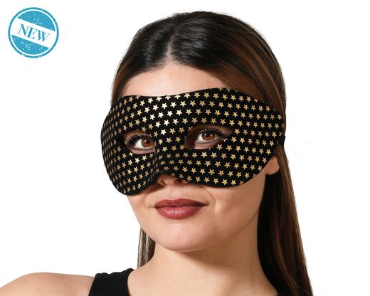 Antifaz Estrellas Dorado 83359
