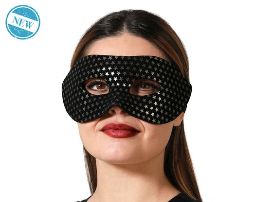 Antifaz Estrellas Plateado 83360