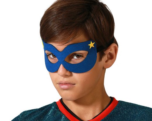 Antifaz Heroe Comic Azul 77700
