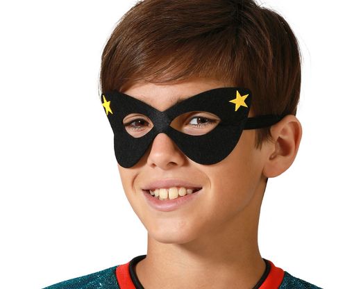 Antifaz Heroe Comic Negro 77696